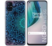 Tumundosmartphone Funda Gel Transparente para Oneplus Nord N10 5G diseño Mandala Dibujos