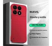 Metal Surface Painting Ultra Thin Frameless Phone Case For XIAOMI Poco X6 F6 F5 Pro F3 Cases Smooth Full Cover