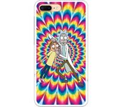 Funda original compatible con iPhone 7 Plus con un diseño de Rick y Morty LSD con un diseño de TPU MATE