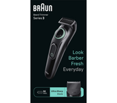 AFEITADORA CORPORAL MASCULINA BRAUN BT3411 INALAMBRICA AUTONOMIA 50 MIN
