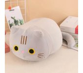 Plush Cat Toy Soft Cute Brown Stuffed Animal Cat Pillow Kids Students Toys Gifts Birthday For Lovers Gift Children Home Textile