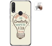Tumundosmartphone Funda Gel Tpu para Alcatel 1S 2020 / 3L 2020 diseño Creativity Dibujos