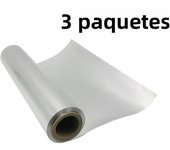1/2/3Packs Aluminium Roll Baking Wrapping Tin Foil Disposable Oven Baking Grilling Wrap Tin Foil Kitchen Cooking Oil-proof Tool