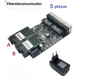 Reverse POE Switch 2F4E 10/100M Fast Ethernet switch Converter Ethernet Fiber Optical Media Converter PCBA  12VIN 12VOUT