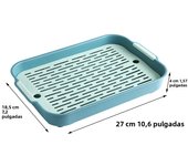 Rabbit Litter Box Small Pet Toilet Tray Rabbit Guinea Pig Litter Tray Toilet Box Detachable Grids Cover Rabbit Litter Tray