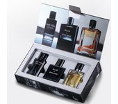 Set de Perfumes para Hombre: 3 fragancias frutales en caja de regalo. Set para Hombre, 90 ml (3 x 30 ml). Perfecto para regalar o para uso personal. Aromas elegantes y atemporales para cualquier ocasión.