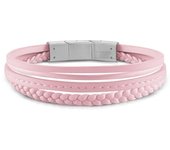 Guess Pulsera Hombre Malibu De Acero Plateado