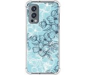 Funda Silicona Antigolpes para Oneplus Nord 2 5G diseño Flores 03 Dibujos