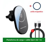 Upgradsed 30W Magnetic Car Wireless Chargers Air Vent Phone Holder for iPhone15 14 13 12 Pro Max Mini Car Fast Charging Station