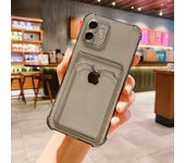 Wallet Card Clear Case For Iphone 15 14 11 12 13 Pro Max X XR XS Max 7 8 14 Plus SE 2020 2022 iphone11 iphone13 Shockproof Cover