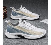 Nuevos zapatos casuales de otoño para hombre, zapatos deportivos tejidos voladores para hombre, zapatos para correr transpirables y cómodos para hombre