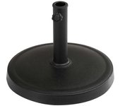 Base para sombrilla Base de Sombrilla Tipo Soporte de Pie para Parasol terraza exterior circular negra, resistente al agua y a los rayos del sol, base parasol duradera y estable - Maxia Market
