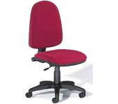 Rocada | Silla de Escritorio | Silla Oficina Color Roja | Cómoda y Práctica | Ajustable y con Ruedas | Regulable en Altura | Tapizada en Tela Ignífuga