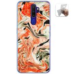 Tumundosmartphone Funda Gel Tpu para Oppo A9 2020 diseño Mármol 12 Dibujos