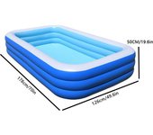 Hinchable para niños Piscina con suelo Hinchable Blando, piscina Hinchable duradera para patio, Jardín o interior