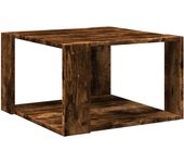 vidaXL Mesa de centro madera de ingeniería 51,5x51,5x30 cm Blanco, Negro, Roble Sonoma Mesita de Salón o Comedor o Auxiliar Mesa de Café Meuble Salón