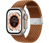Correa de Nylon para Apple Watch 49mm 46mm 45mm 44mm 42mm 41mm 40mm 38mm iWatch Series 10 9 8 7 6 5 4 3 2 1 SE Ultra 2 Pulsera Elástica Trenzada de Nylon para Reloj Apple