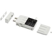 ARREGUI Cerradura de Seguridad Invisible para Puerta con 4 mandos a distancia | Antirrobo | Anti Okupas | Cerradura Electrónica para Puerta | Cerradura Inalámbrica | Cerrojo Interior