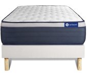 Pack colchón Actilatex max 90x190cm + Somier multiláminas, Látex y espuma viscoelástica, 7 zonas de confort