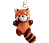 Cute Plush Toy Keychain Cute Doll Pendant Cute Raccoon Toy Plush Material Raccoon Keychain for Bags and Keychain Decoration Gift