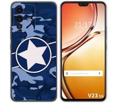 Funda Silicona para Vivo V23 5G diseño Camuflaje 03 Dibujos