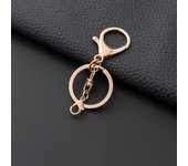 5pcs Metal Lobster Claw Clasps Keychain Swivel Trigger Hook Clips for DIY Keychain Ring Jewelry Making Supplies