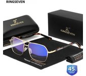 KINGSEVEN  Blue Light Filter Transparent Glasses Men/Women Computer Anti-Blue Ray Eyewear Fashion Decorative  Eyeglasses