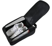 Bolsas para Zapatos de golf al Aire Libre, bolsas de viaje para Zapatos, Bolsa con Cremallera para Zapatos Deportivos (Negro)