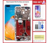 6.58‘’ For Huawei P40 Pro LCD Display Touch Screen Digitizer Assembly For Huawei P40 Pro ELS-NX9 ELS-N04 Screen With Frame