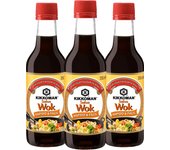 Kikkoman - Salsa Wok, 250 ml, Rápido y Fácil de Usar, para Cocina Asiática, Rica, Dulce y Picante, Apto para Vegano, Individual y en Formato Pack