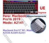 Silicone Keyboard Cover for all MacBook Air/Pro 13",14"15"16 inch, M1,M2,M3 M4 Chip Model A2918,A2992,A3113,A2337,A2941 US & EU