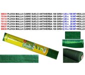 Pluvia malla cubre suelo antihierba 100 grs 2,10 x100 mt rollo