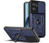 For OPPO RENO 7 8 Lite 5 6 Case Slide Camera Shockproof Armor Case For OPPO Find X5 Lite Car Magnetic Holder Ring Protect Cover