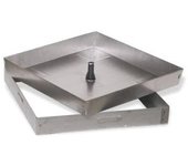 Tapa de registro rellenable galvanizada H50 43x43 cm. ZIN05-6858C Dakota