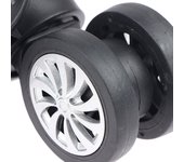 4Pcs Suitcase Luggage Universal 360 Degree Swivel Wheels Trolley Wheel Tools