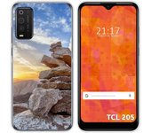 Funda Silicona para TCL 205 diseño Sunset Dibujos