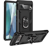 For Google Pixel 8 7 6 Pro Case Shockproof Car Magnetic Ring Stand Protective Back Cover For Pixel 3A 4A 5A 6A 7A Phone Cases