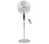 FABRILAMP Ventilador de Pie Calma Blanco 3 Velocidades 45W | Control Remoto