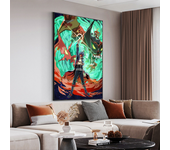 Tengen Toppa Gurren-Lagann Movie Sticky Posters Vintage Room Home Bar Cafe Decor Vintage Decorative Painting