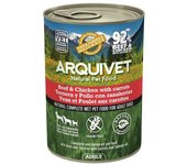 Arquivet Adult Ternera y Pollo con Zanahorias Perro Latas  Comida Húmeda para Perros