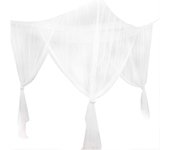 Mosquitera, dosel para cama, cortina de red para cama colgante de cuatro puertas con kit para colgar
