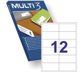 ETIQUETA A4 MULTI 3 4706 97x42,4 MM pack 100 hojas