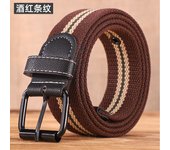 Porous canvas belt for men, lengthened and thickened casual pants belt, student youth trend,  jeans belt, women