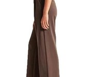 Pantalones de pierna ancha Broadcast, pantalones de pierna ancha a medida de cintura alta, pantalones de traje casual para mujer pantalones de pierna ancha