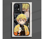 Demon Slayer Art Anime Phone Case For Redmi Note 13 12 11 10 9 8 Pro Plus S T 5G 4G Matte Frosted Translucent Cover