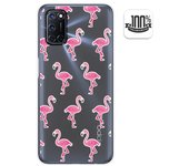 Tumundosmartphone Funda Gel Transparente para Oppo A52 / Oppo A72 diseño Flamenco Dibujos