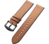 20mm 22mm Leather Silicone Strap for Samsung Galaxy Watch 7/6/5/4 40 44mm Gear Band Vintage Bracelet for Xiaomi Redmi Smartwatch