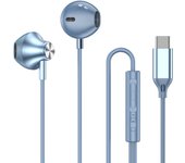 #9D Stereo Type C&3.5mm Gamers Headsets Wired Earphones In-ear Headphone HiFi Bass Earphones for Samsung Earbud In Mic Handsfree
