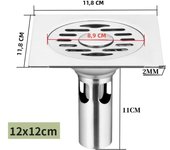Stainless Steel Floor Drains Anti-odor Drainer Shower Strainer Cover Washing Machine Ground Leakage Kitchen Bathroom Hardware