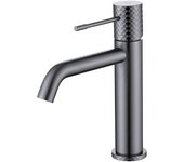 Imex Génova BDG053-1BGM grifo monomando para lavabo de latón con acabado negro metalizado